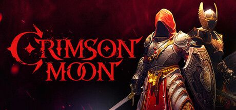 Crimson Moon title artwork with two armoured characters